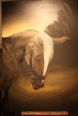 schilderij hoofd paard Onatra