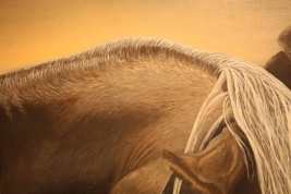 schilderij rug paard Onatra