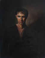 painting, portrait Erik flothmann