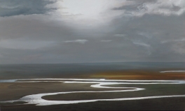 landscape in Iceland (large version), painting